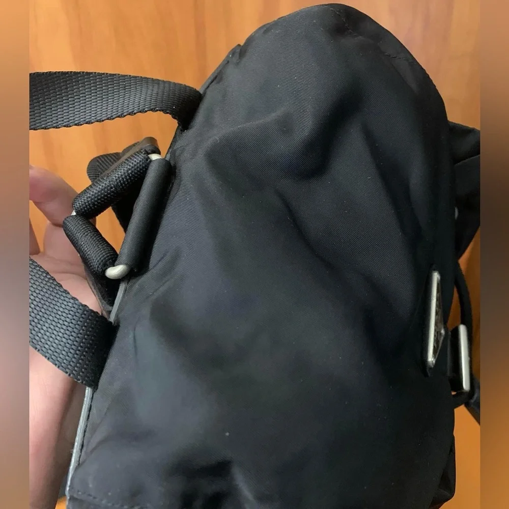 SOLD ❌❌❌❗️🖤🖤🖤PRADA Blk Nylon Classic 
Medium Backpack🖤🖤🖤 - Picture 8 of 16